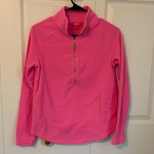 Lilly Pulitzer Hot Pink Fleece Top